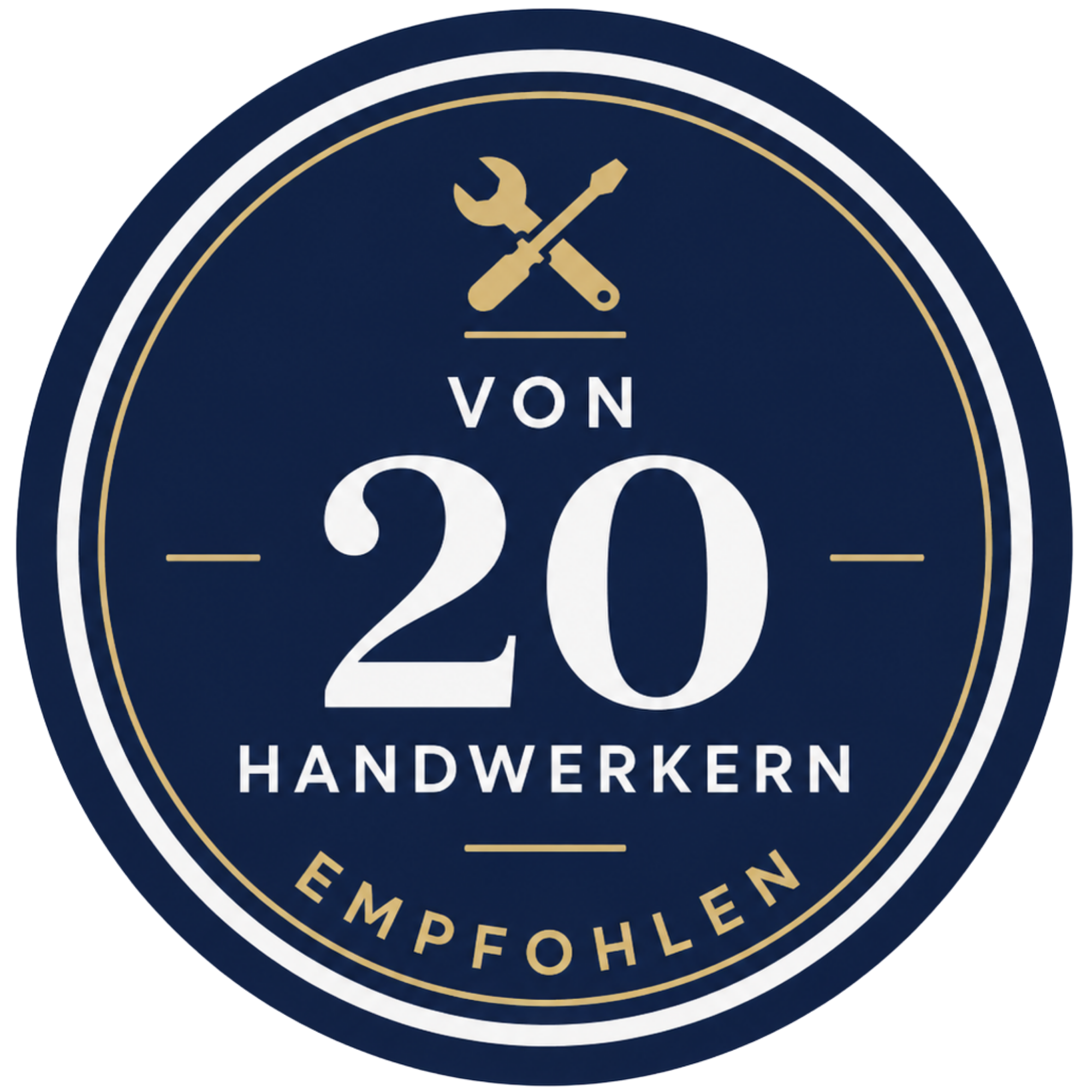 Von 20 Handwerkern empfohlen